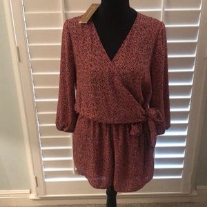 Alya long sleeve romper NWT